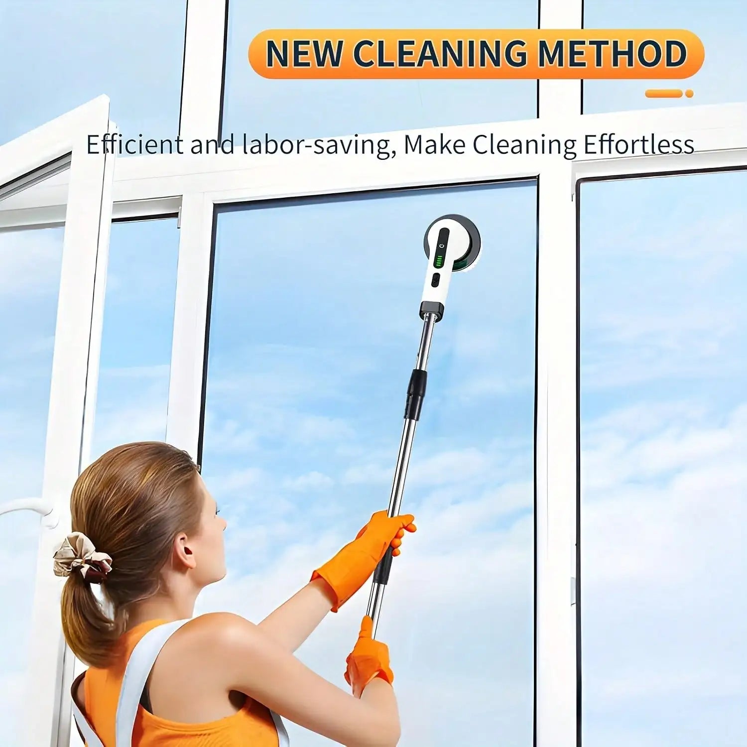 9 In 1 Electric Spin Scrubber Cordless Waterproof Cleaning Brush Multifunctional Tile Floor Tub Bathroom Kitchen Household Tool Deals 4 U   Deals 4 U