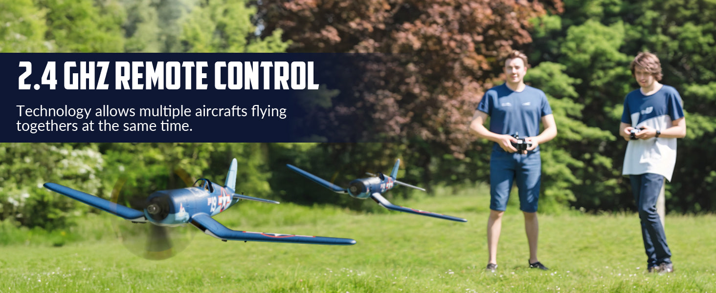 Volantexrc Brushless 500mm F4U Corsair RC Planes for Adults,Upgraded 4-CH RTF RC Plane,One-Key Aerobatic,Ideal for Outdoors Gift Deals 4 U   Deals 4 U